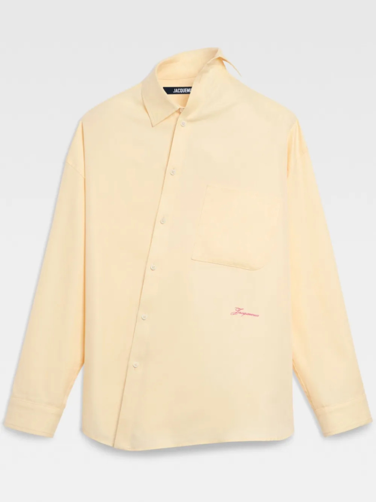 

Рубашка Jacquemus La Chemise Cuadro, желтый