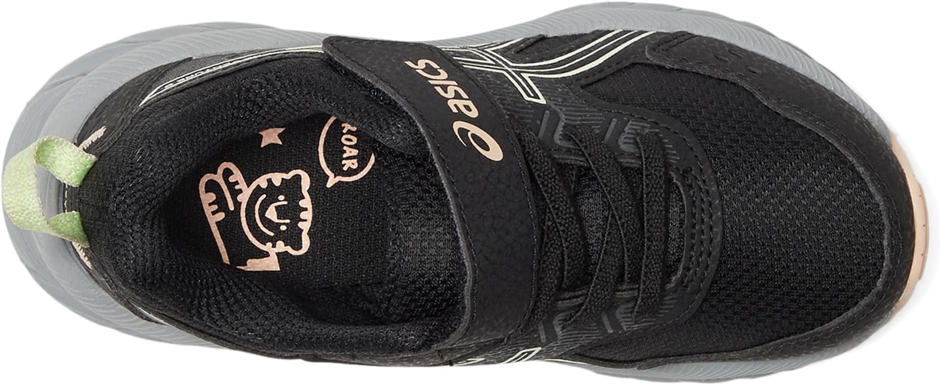 Кроссовки ASICS Kids Gel-Venture 9 Pre-School, цвет Black/Whisper Green — фото 2