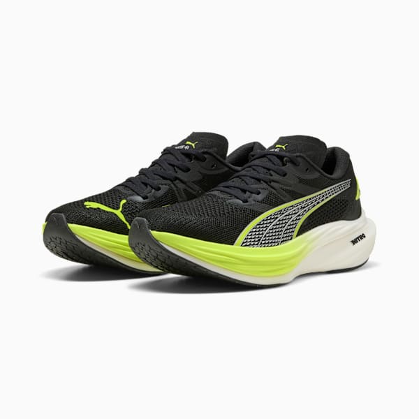 Мужские кроссовки для бега по шоссе с широкими ступнями Deviate Nitro 3 Puma, черный — фото 4