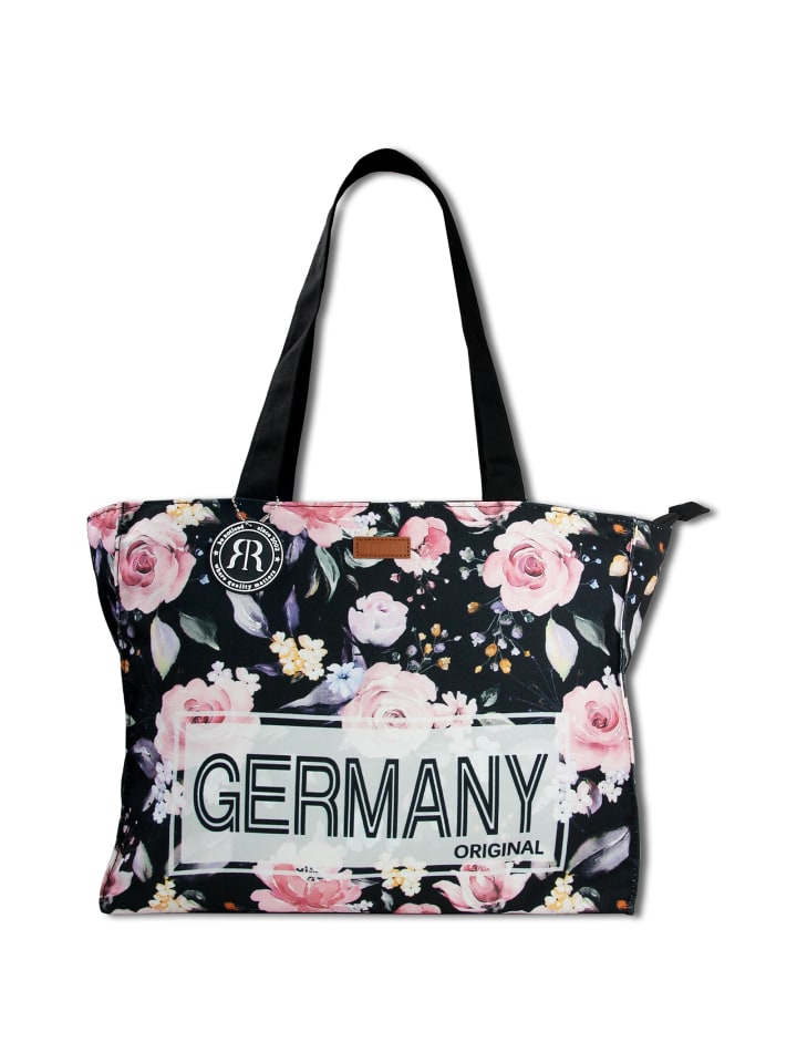 

Наплечная сумка Robin Ruth Schultertasche schwarz, rosa ca. 36,5cm