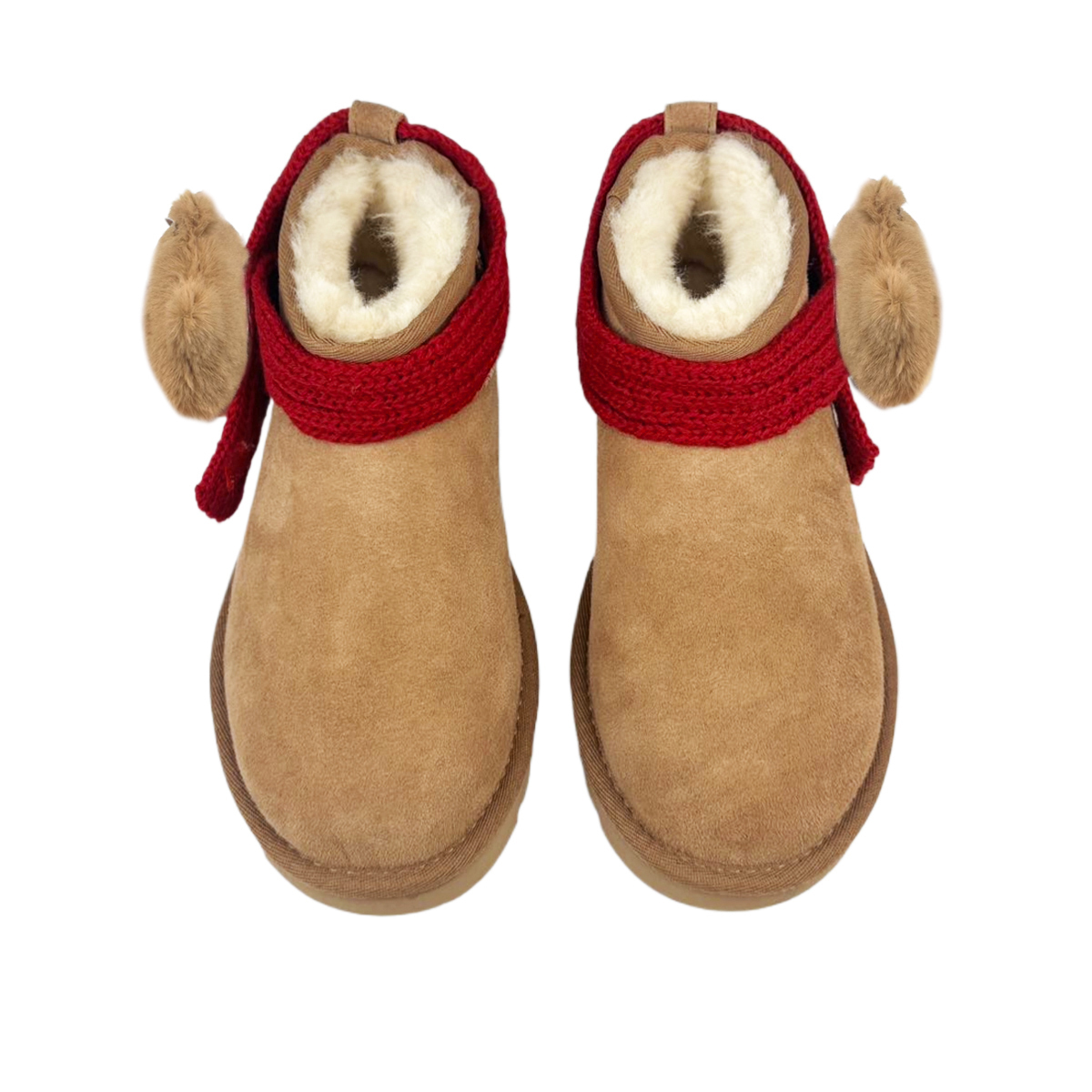 Ботинки Ugg Women's Classic Ultra Mini, каштановый/капибара — фото 4