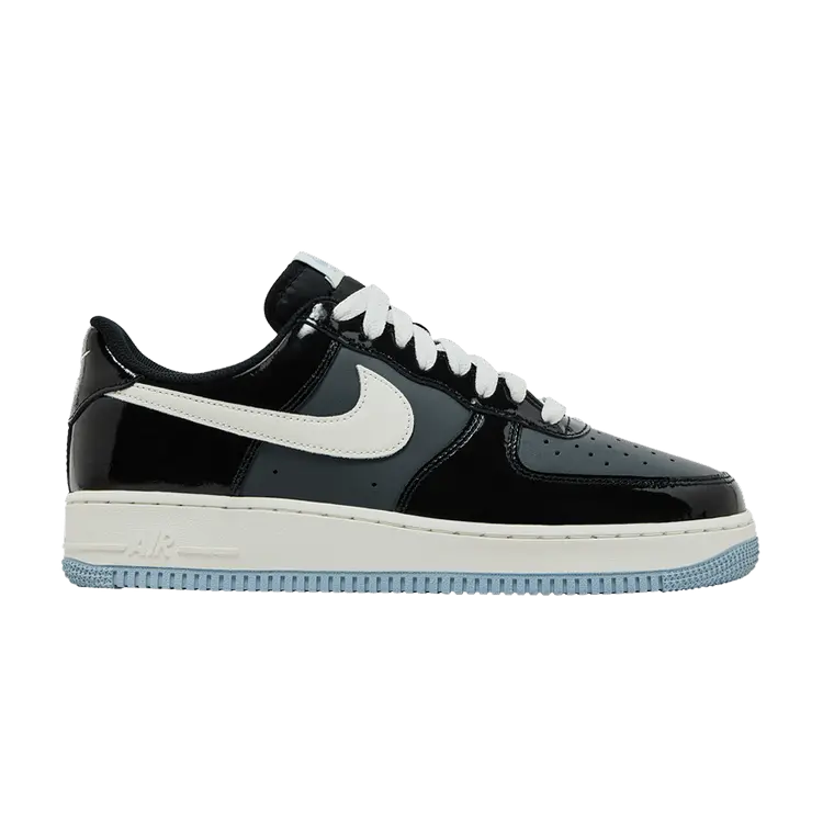

Кроссовки Nike Air Force 1 Low 'Black Iron Grey Patent', черный