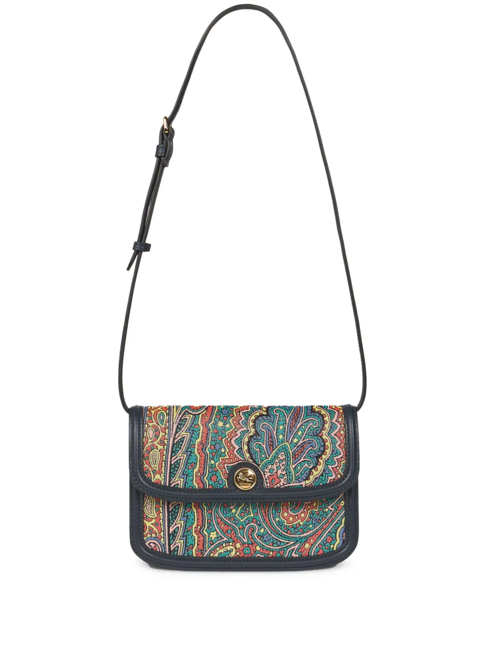 

Маленькая сумка через плечо с узором пейсли ETRO, синий
