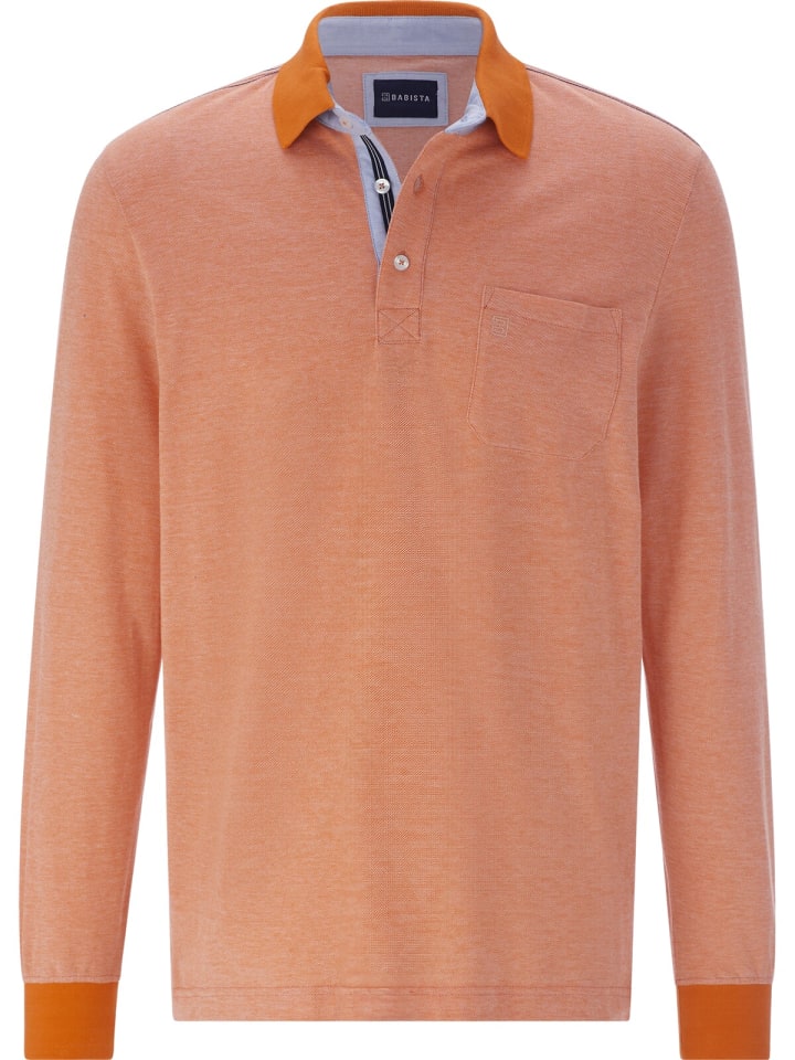 

Футболка поло BABISTA, цвет orange melange
