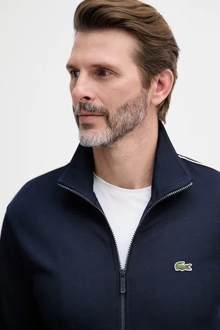 Кофта на молнии Lacoste, синий — фото 4