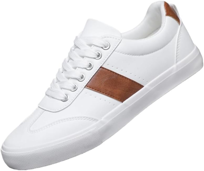 

Мужские большие спортивные кроссовки с плоской подошвой. Дышащие, противоскользящие и прочные. Удобные. Подходят для улицы и повседневного использования Fmshi, белый