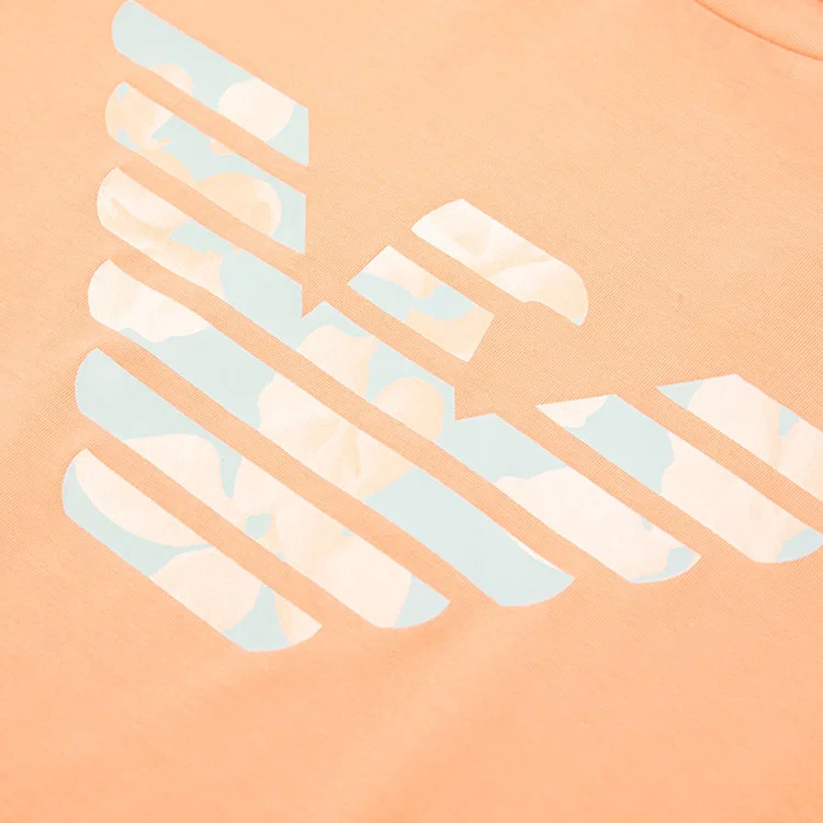 Футболка женская Orange Pink EMPORIO ARMANI — фото 4