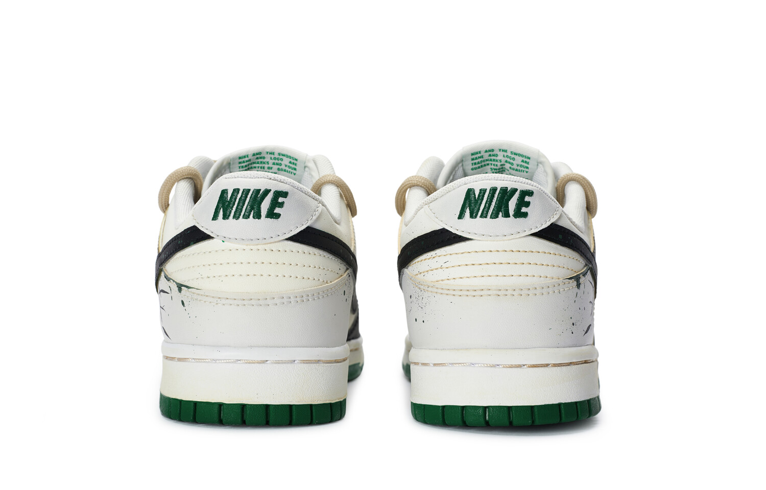 

Мужские кроссовки для скейтбординга Nike Dunk, Black/White/Green