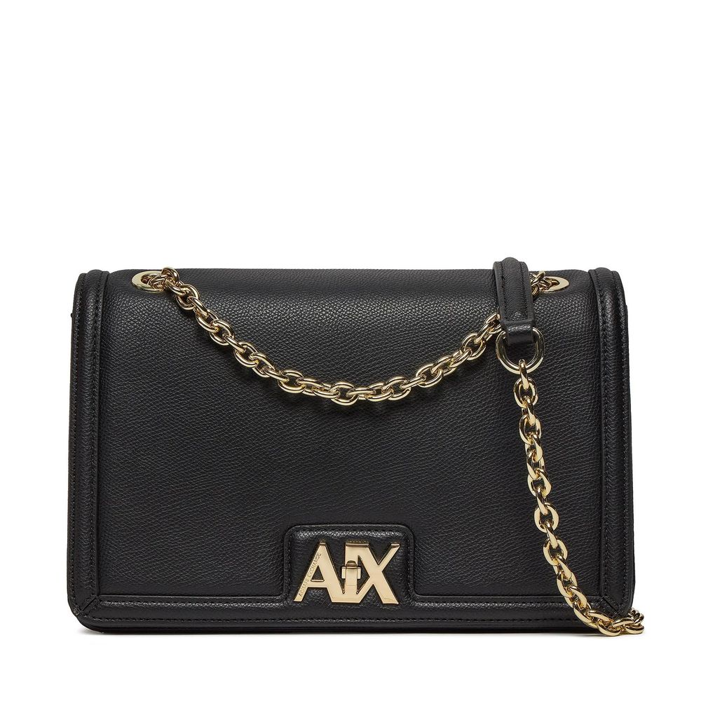 

Черная полиэтиленовая сумка Armani Exchange