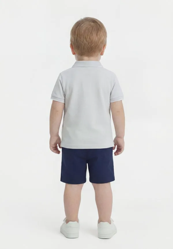 Детская футболка-поло с коротким рукавом Boss Kidswear, Pale Blue — фото 2