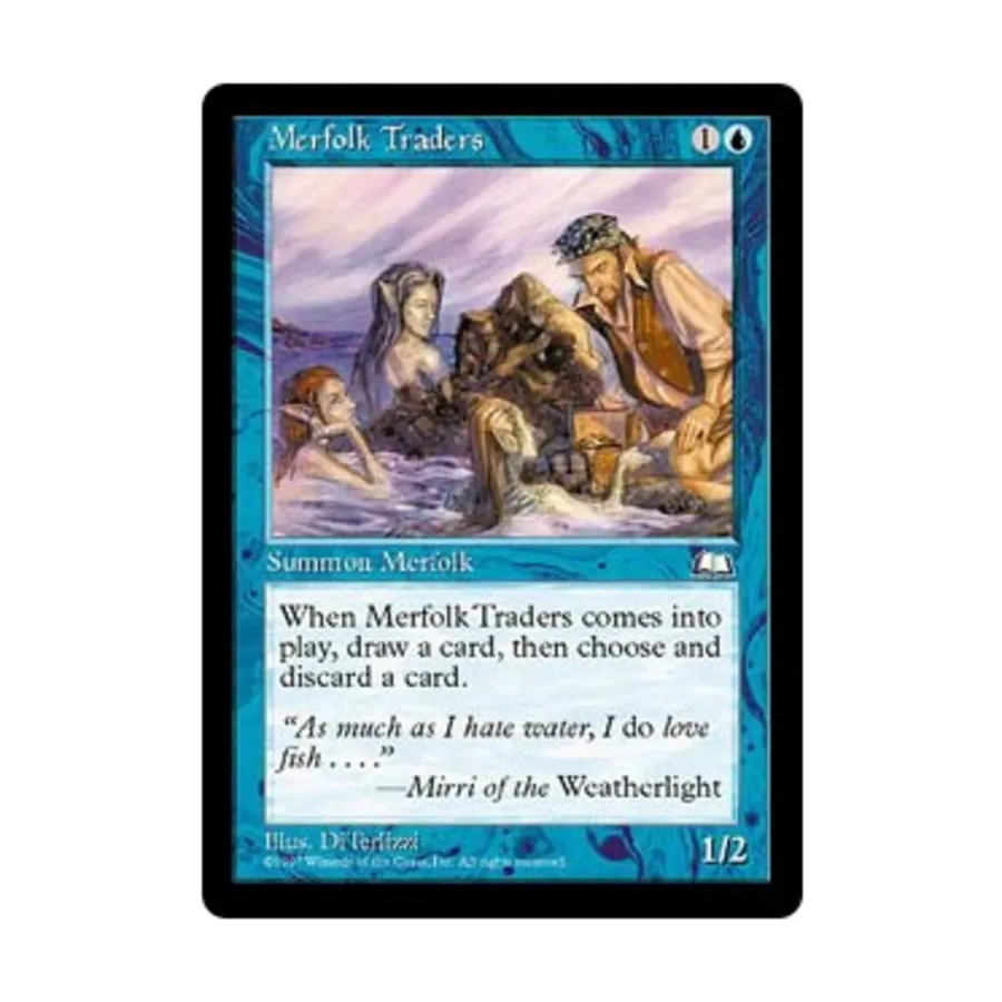

CCG Мерфолки-торговцы (клавиша C), MTG - Weatherlight
