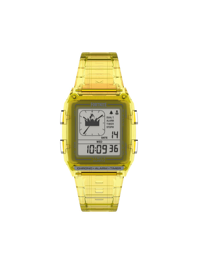 

Часы Q Timex Lca X Fortnite Chronograph TW2W96600 Timex, желтый