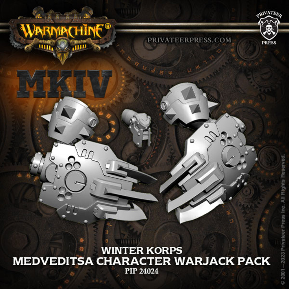 

Миниатюра Privateer Press Warmachine MKIV: Khador Winter Korps - Medveditsa, Character Warjack Pack
