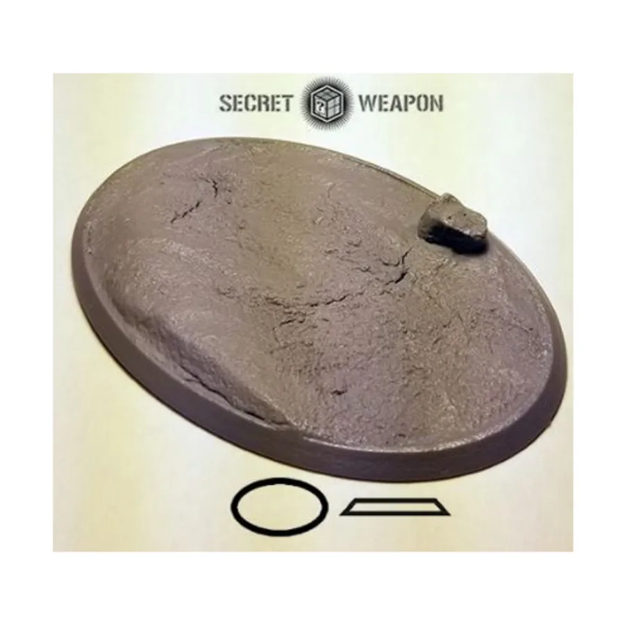 

Основание со скошенной кромкой 105x70 мм — Desert Mesa, Miniature Bases - Desert Mesa
