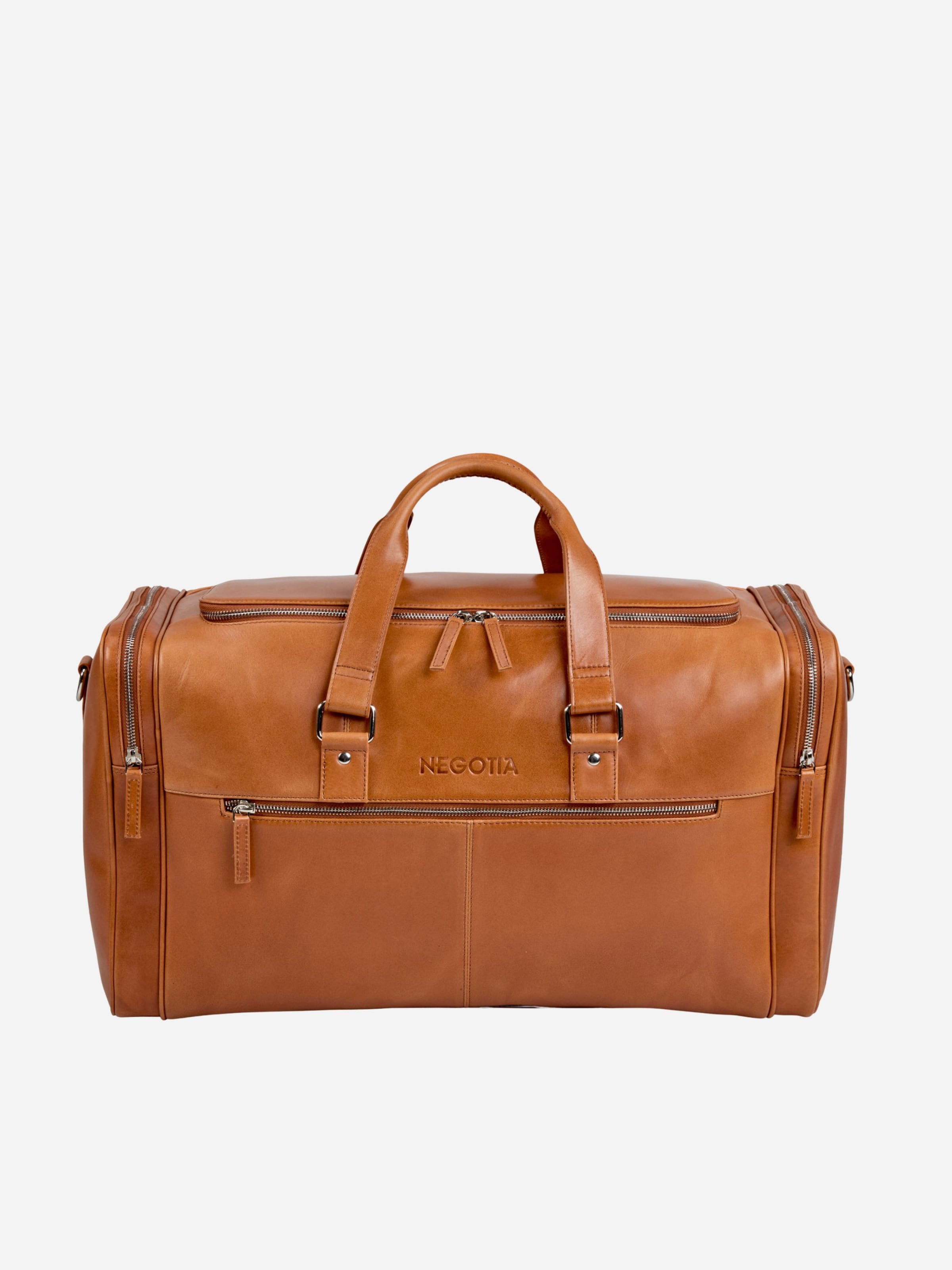 

NEGOTIA Leather Weekender 'Marent' в коричневом