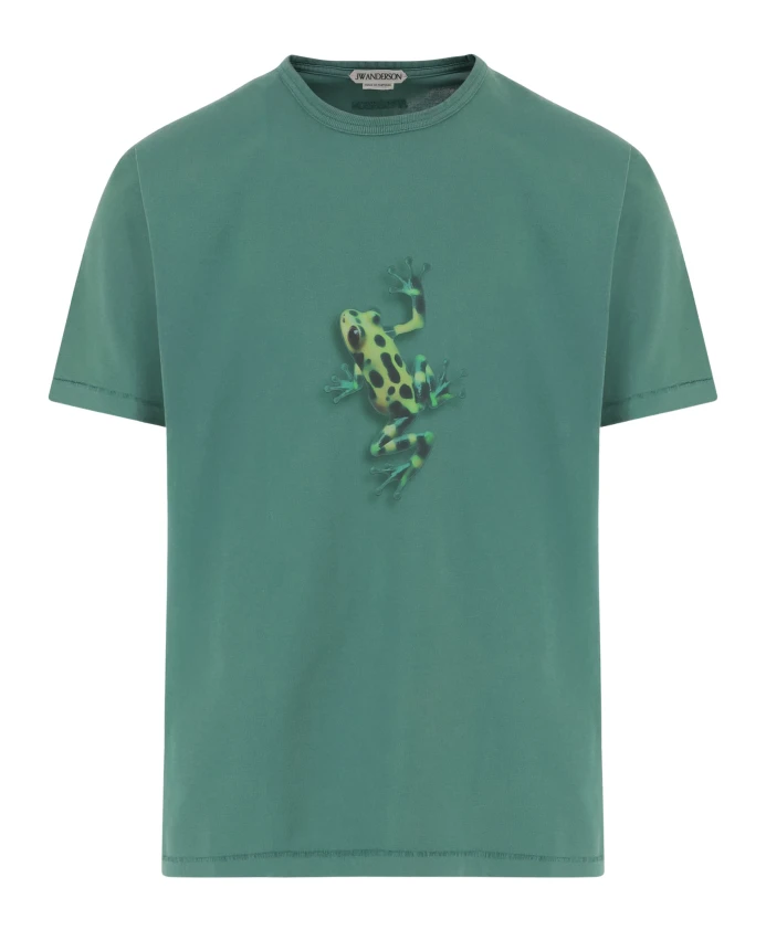 

Футболка с прыгающей лягушкой Jw Anderson, зеленый
