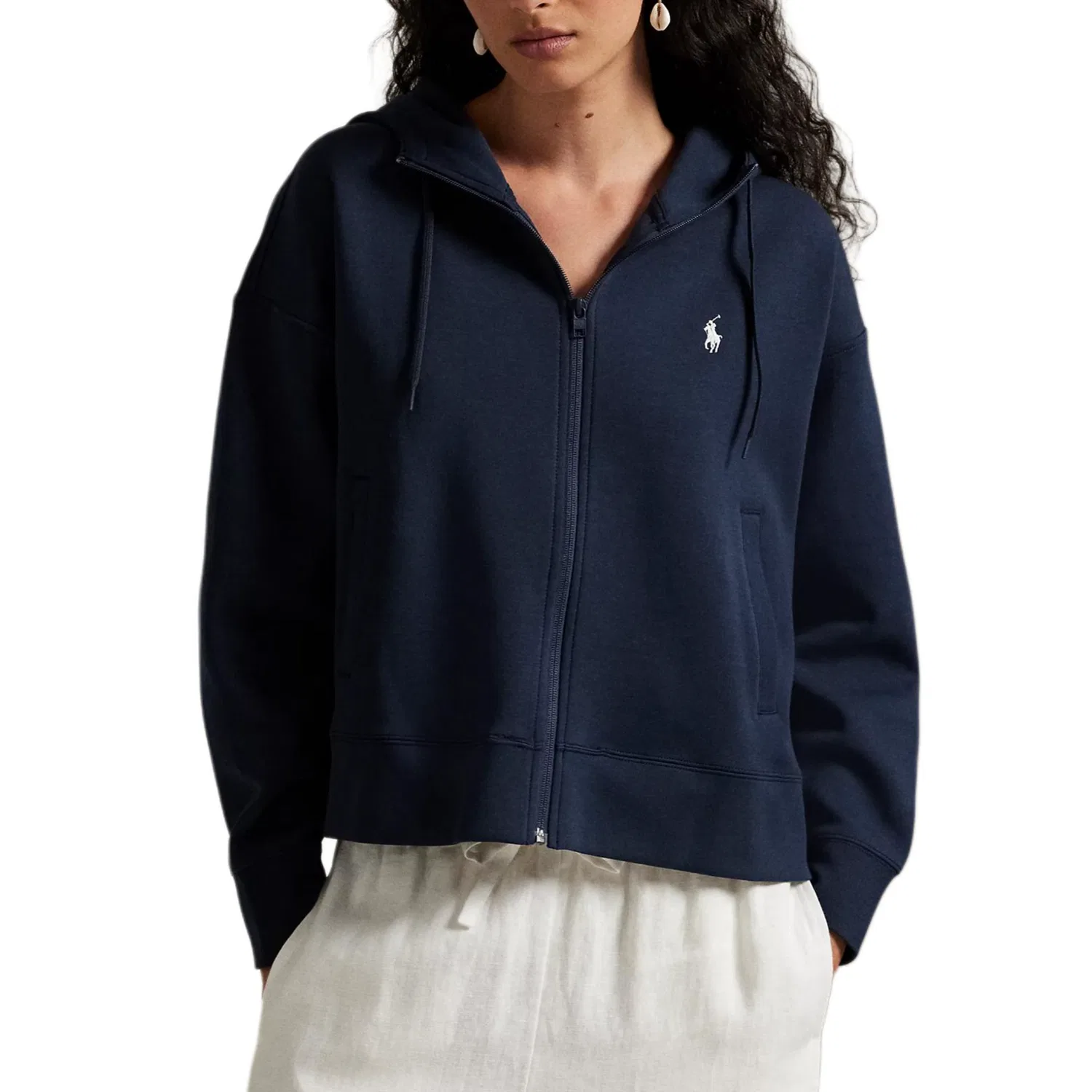 Женская толстовка с длинным рукавом Polo Ralph Lauren, Marine Blue — фото 4
