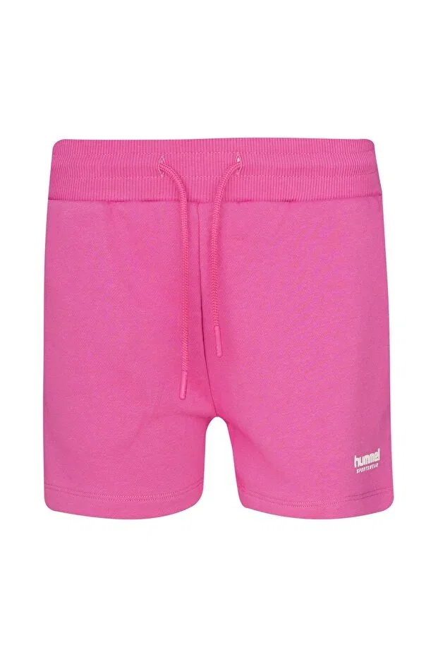 Детские шорты для девочек хлопковые Hummel, Pink — фото 2
