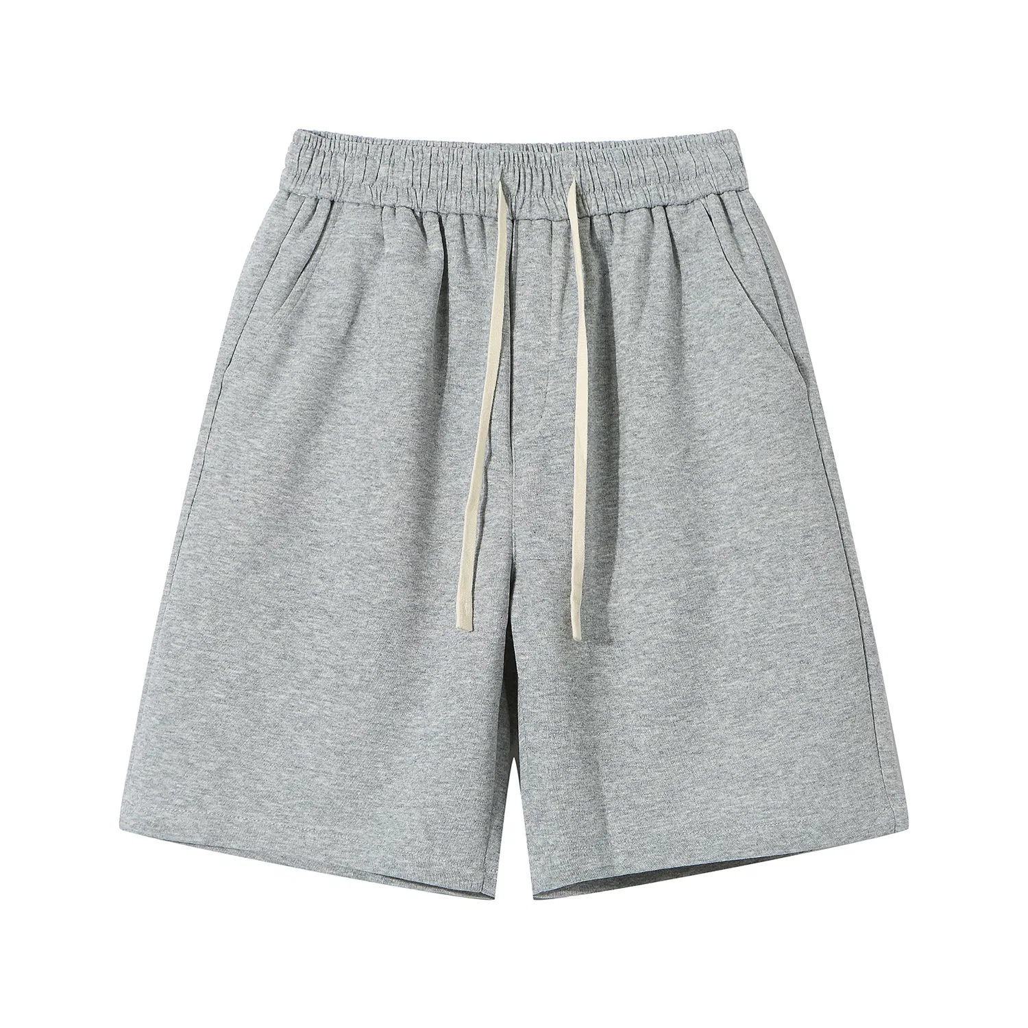 Детские шорты повседневные с принтом Casual Shorts Unisex Moderate Sugarfunk, Heather White — фото 3
