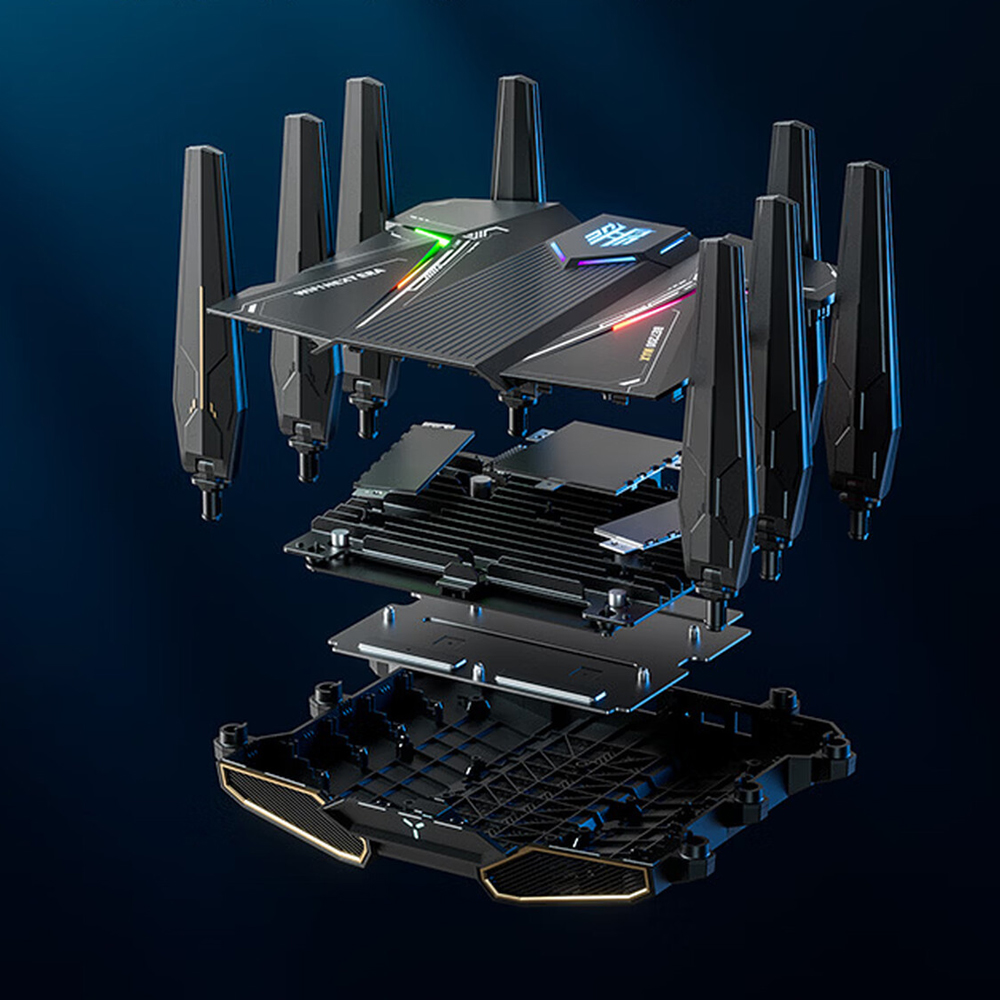 Zte Be7200 Max Router Wi-Fi роутер ZTE WenTian BE7200 MAX, черный выгодно купить по цене от ...