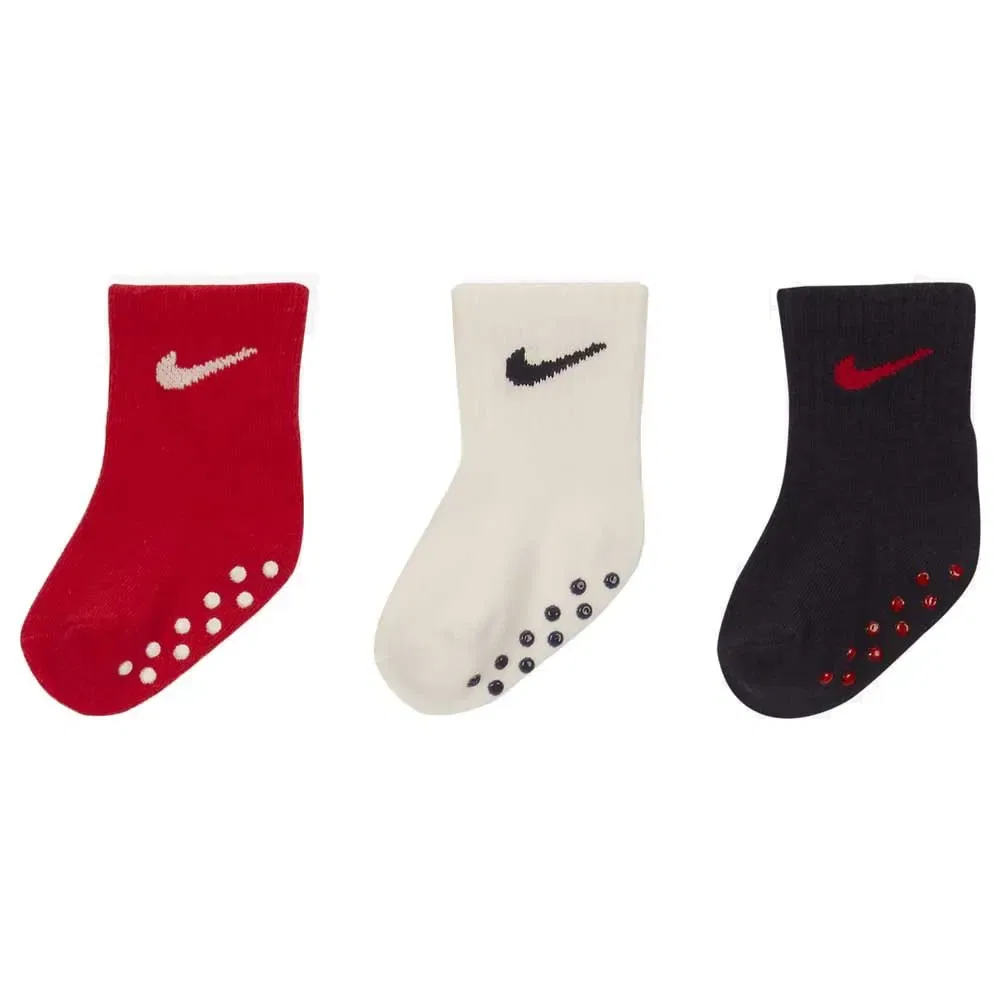 Носки Nike Core Swoosh Gripper 3 пары, мультиколор