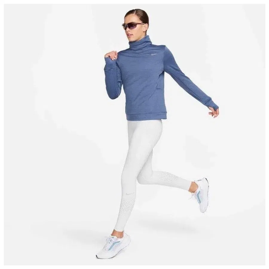 Женский свитшот с высоким воротником Swift Element Therma-Fit Nike, Синий