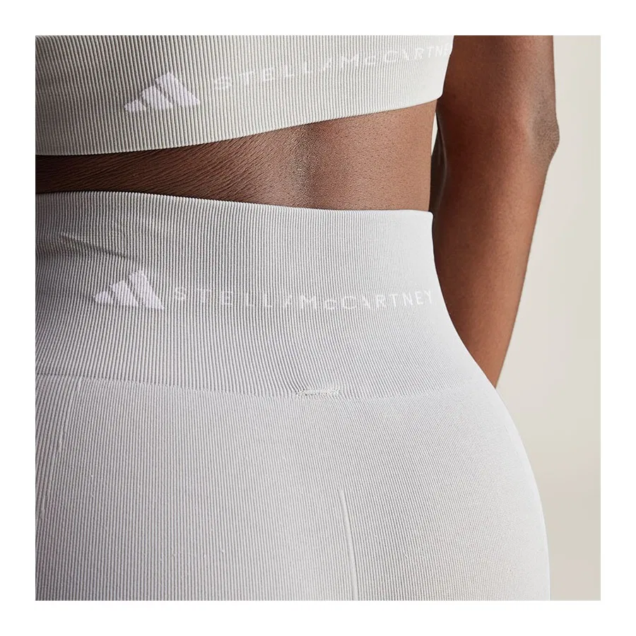 Спортивные леггинсы с длинным рукавом adidas aSMC TST LEG, Серый — фото 4