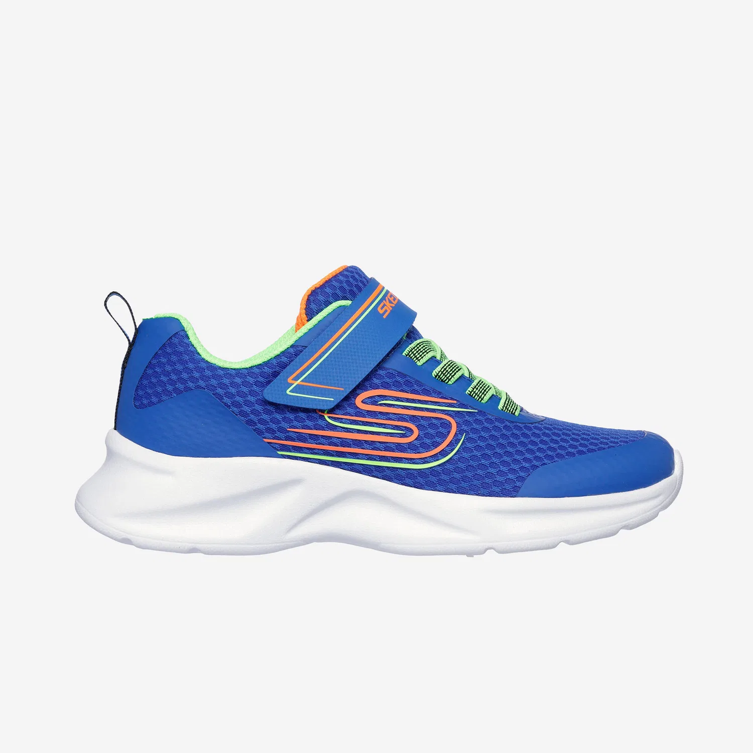 Детские кроссовки с дышащим верхом Dynamatic Swift Tread Skechers, Blau Fluoreszierendes Grun — фото 3