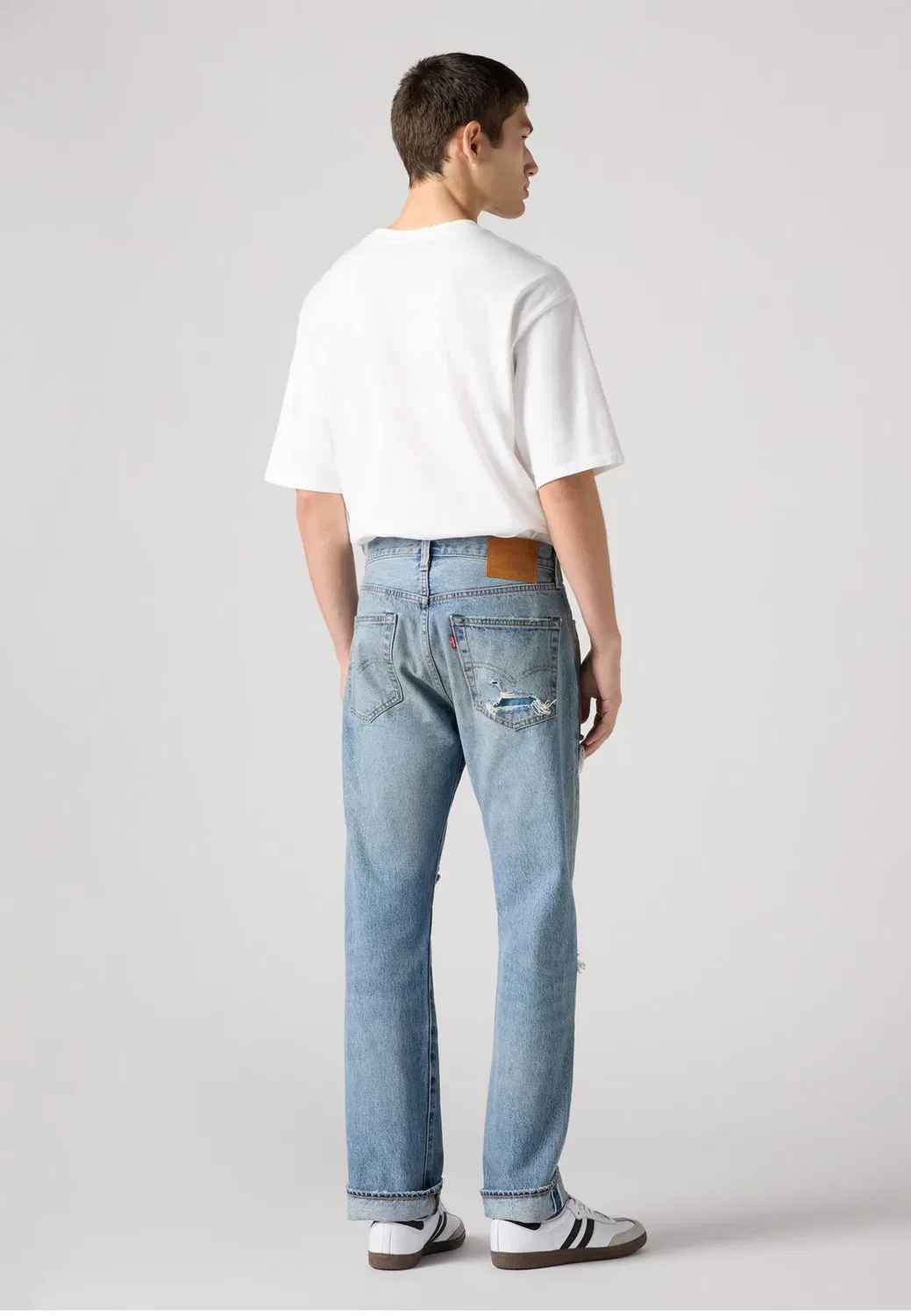 Оригинальные джинсы 501 прямого кроя Levi'S, Turquoise Rivet Dx Selvedge — фото 3