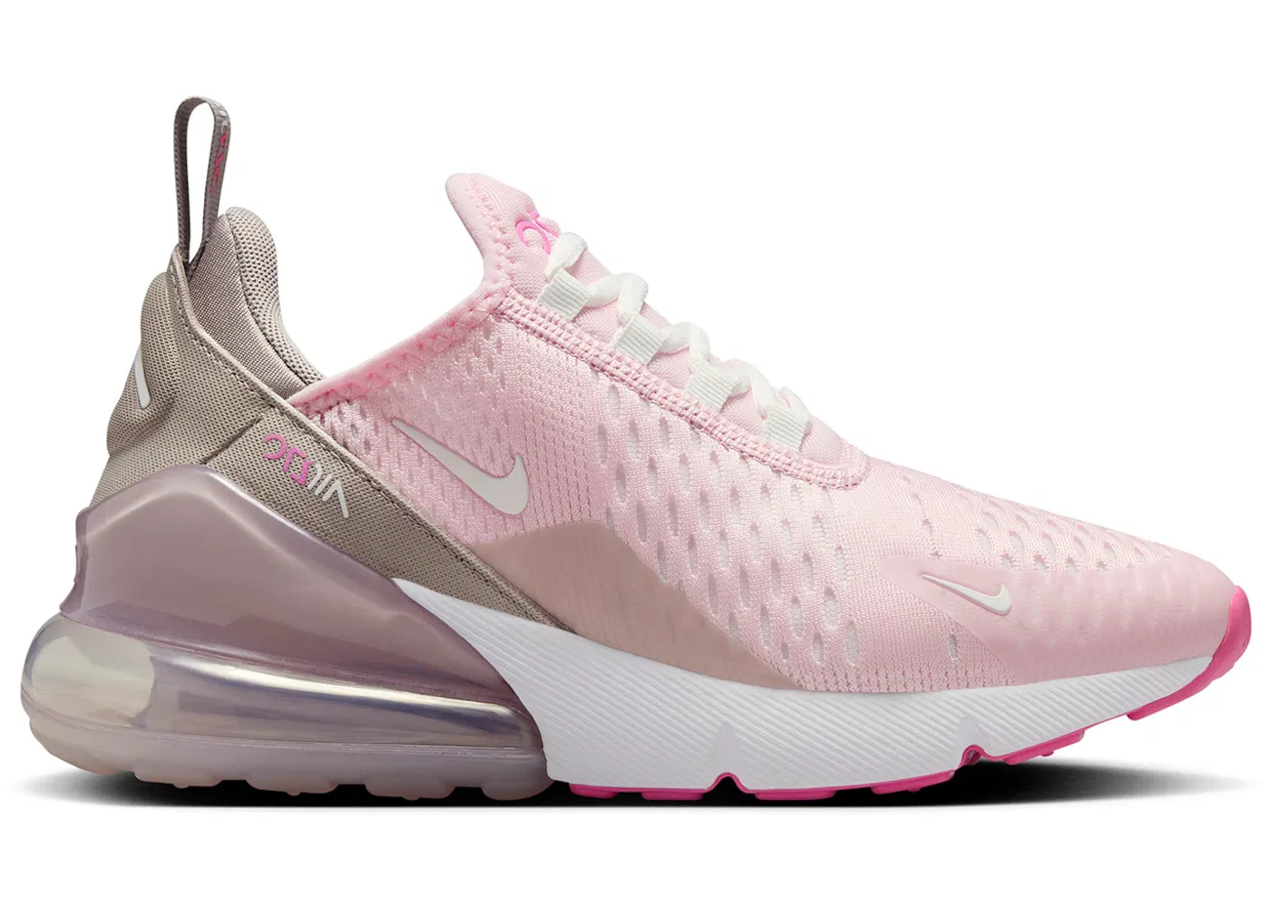 Детские кроссовки Lifestyle Nike Air Max 270, Pink Foam/College Grey/Platinum Violet/Summit White