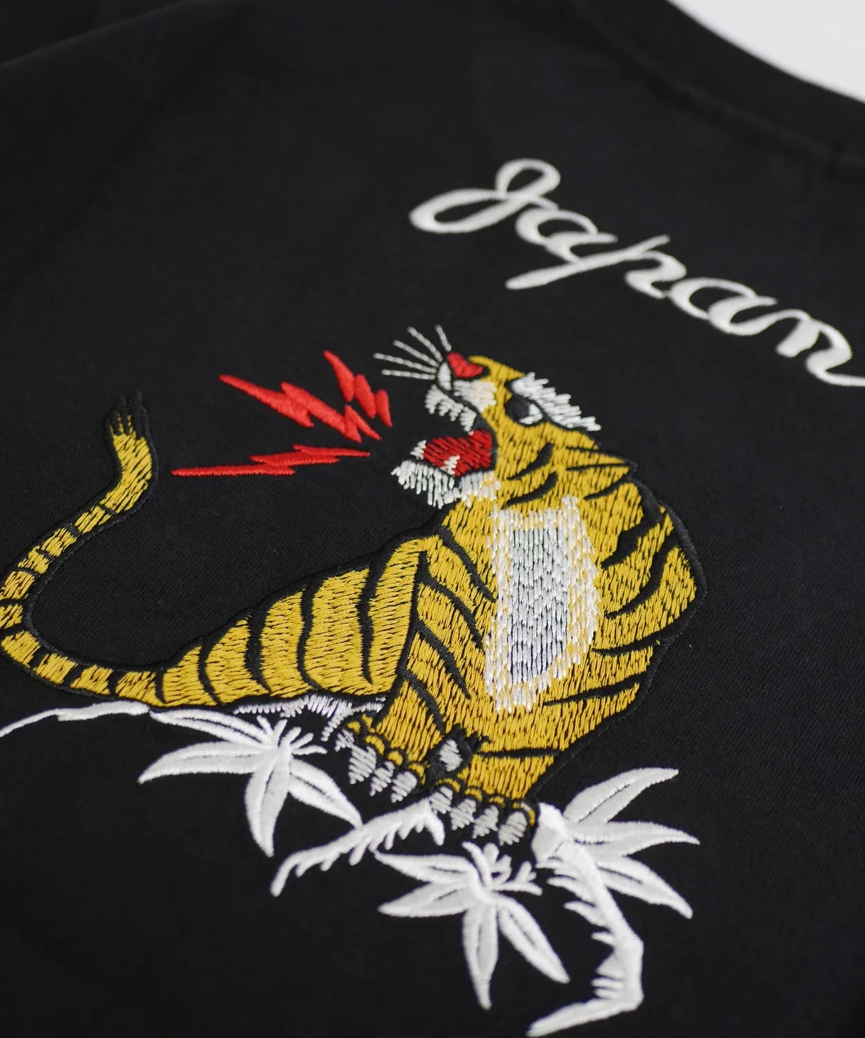 Детская футболка с принтом Tiger Embroidery Half Sleeve MAKE YOUR DAY, Off White — фото 4