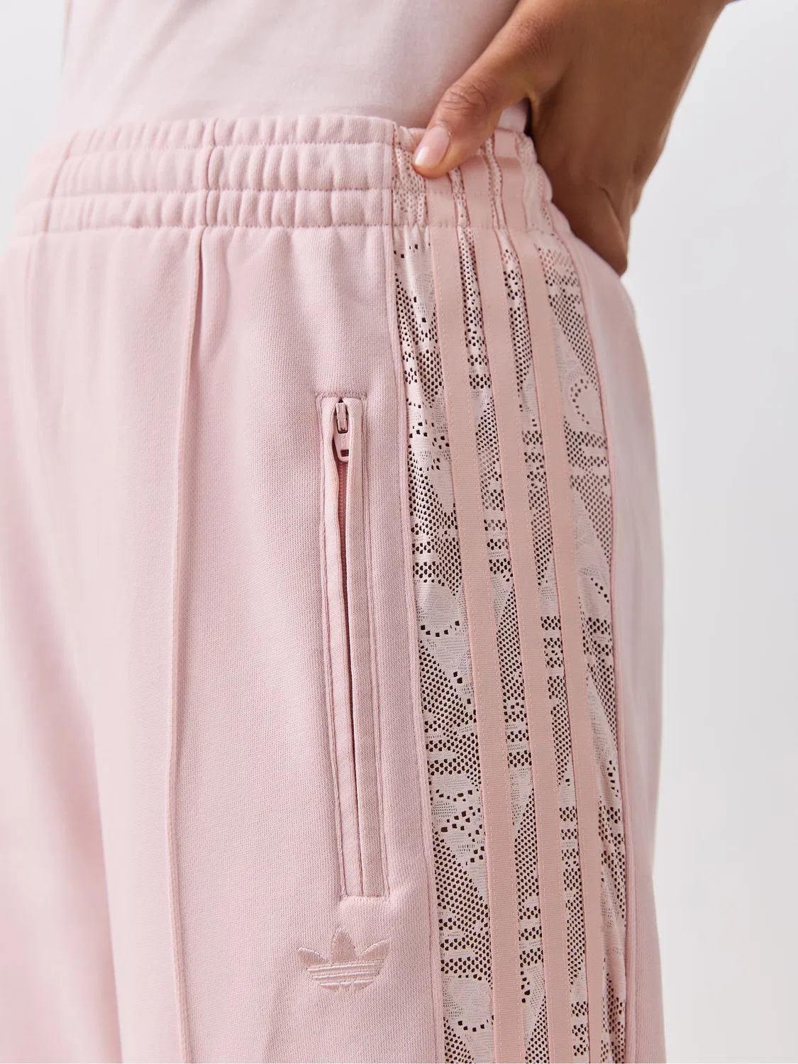 Джоггеры Firebird Lace, adidas Originals, розовый — фото 4