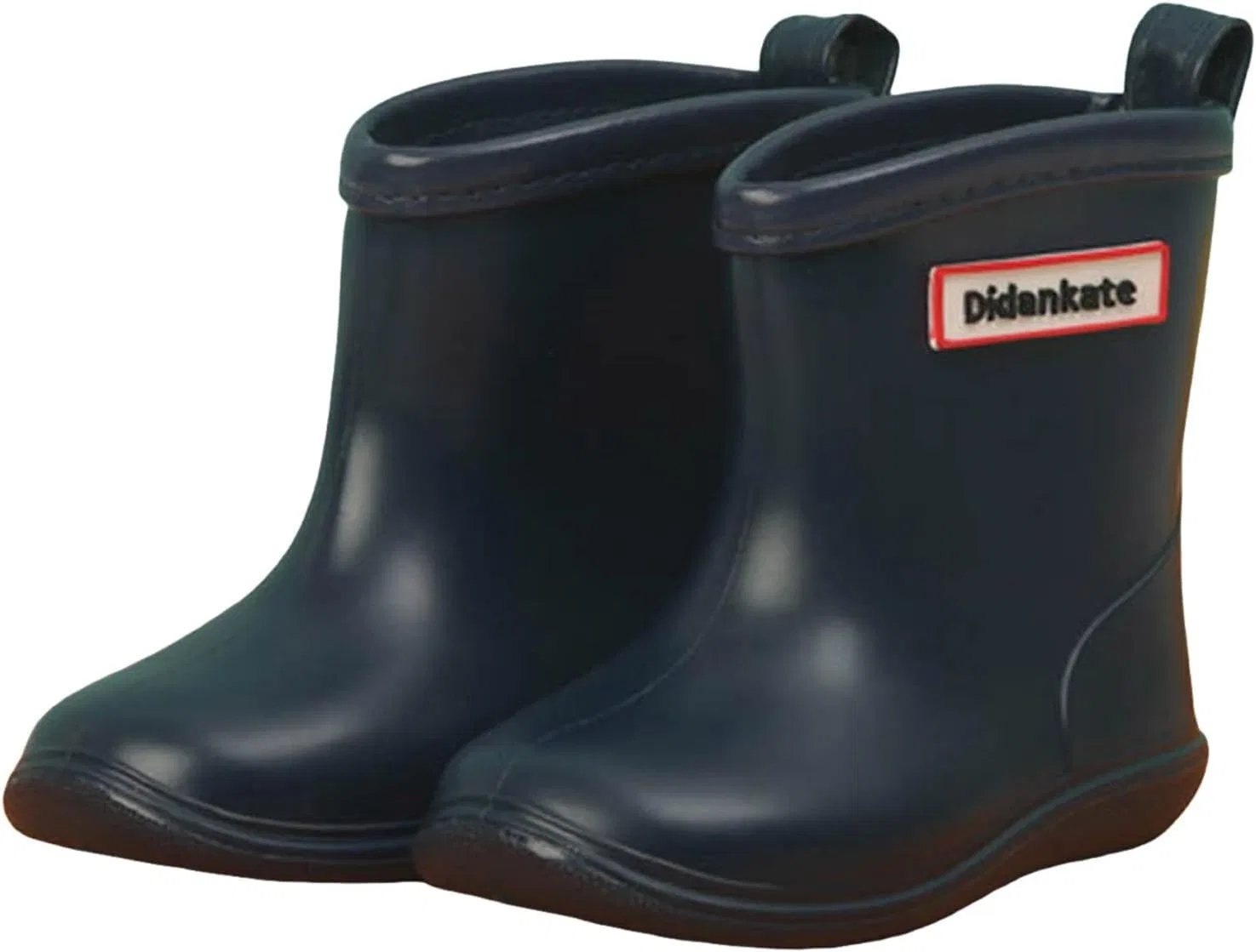 Детские сапоги дождевые с принтом для девочек и мальчиков, Navy
