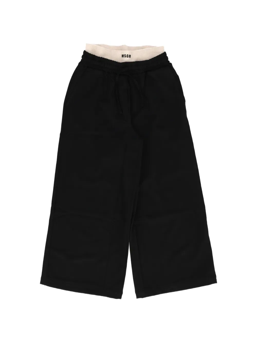 Брюки повседневные MSGM Kids, черный