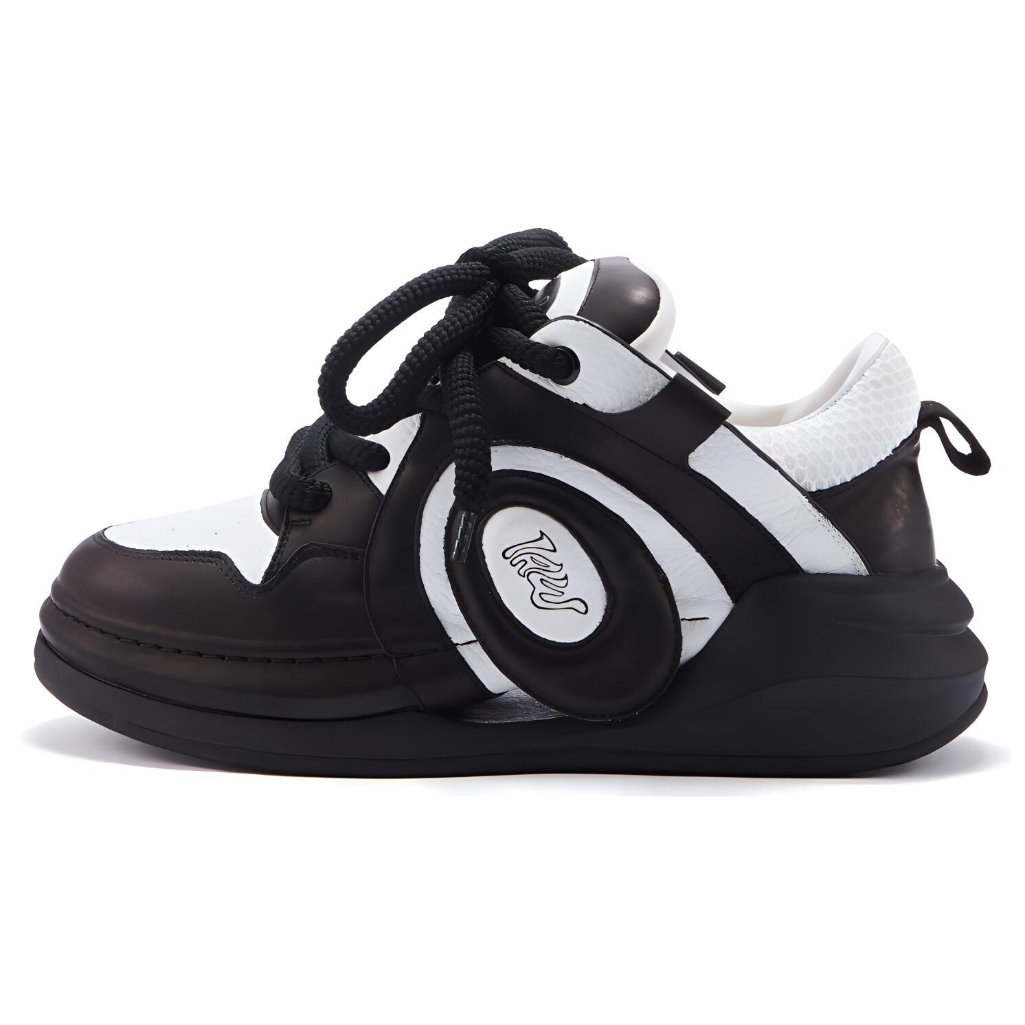 

Кроссовки мужские Lifestyle Shoes Men Low-Top Septwolves, черный/белый