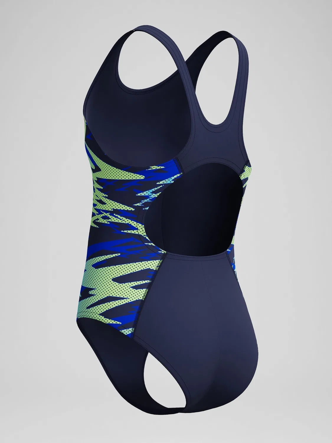 Купальник слитный Hyperboom Splice Muscleback Speedo, Navy — фото 3