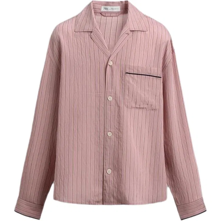 Детская рубашка с принтом Unisex Pink Moderate ZARA, Pink