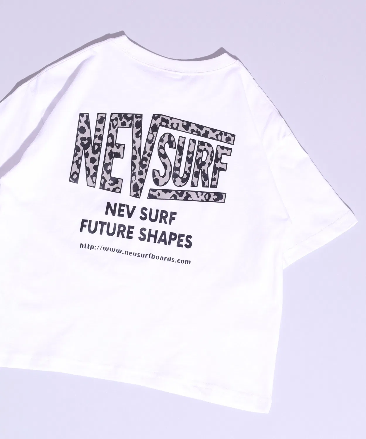 Детская футболка с принтом NEVSURF BIG T FUNALIVE, White