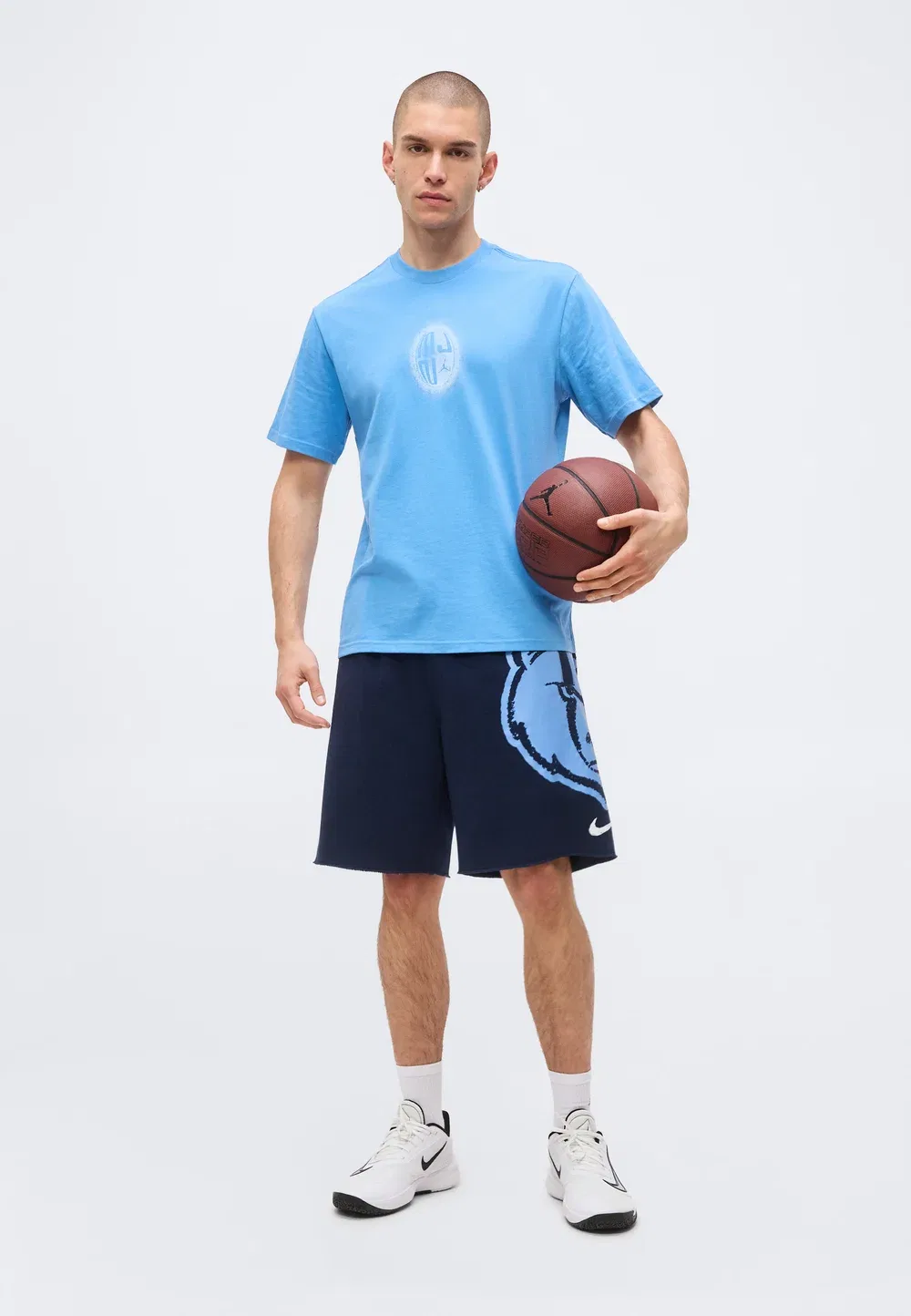 Футболка для команды - спортивная футболка Jordan, Blue Beyond/White — фото 2