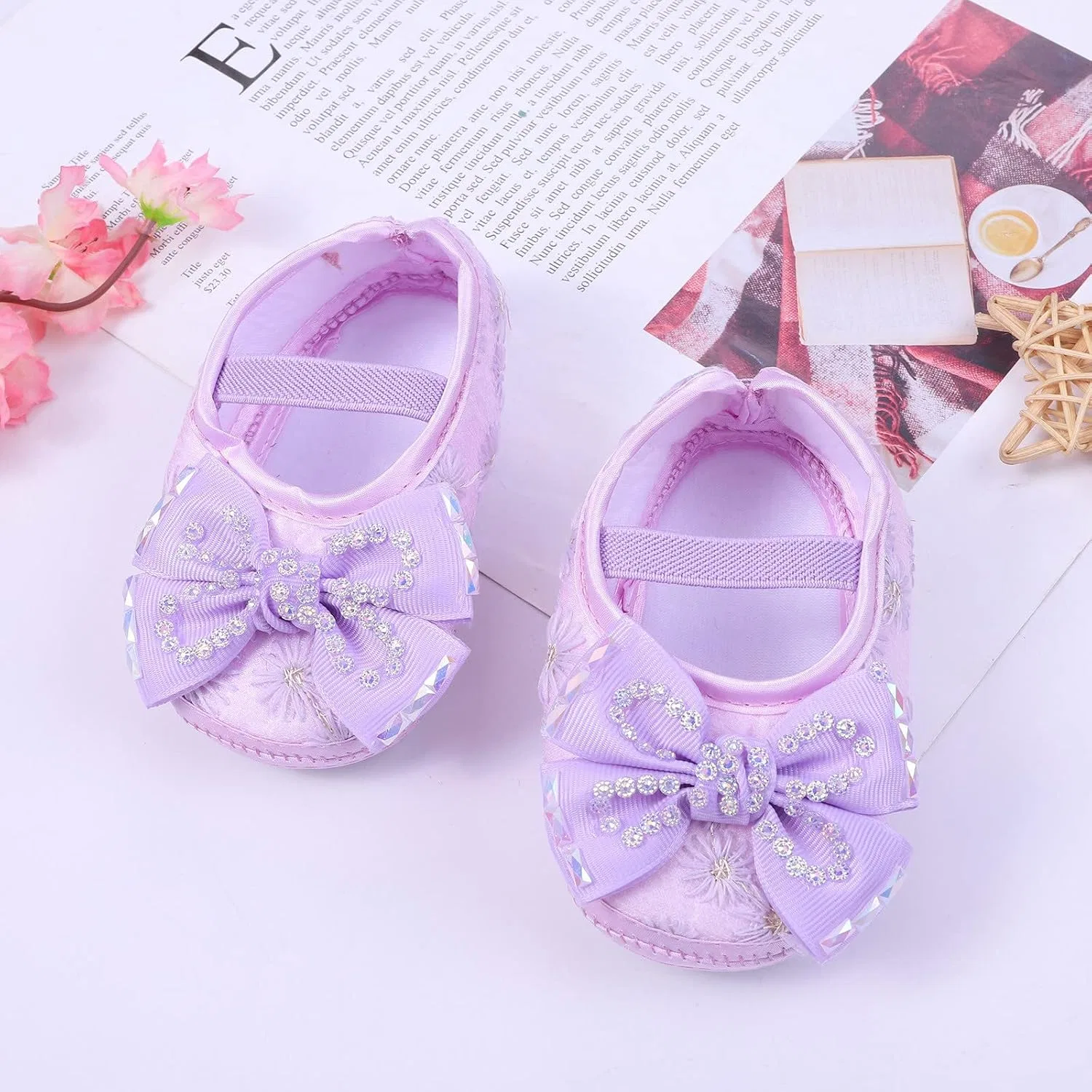 Детские кроссовки для девочек с подсветкой High Tops, Purple — фото 3