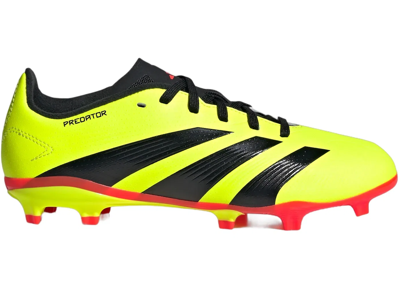 Детские бутсы с длинным рукавом Adidas Predator 24 League FG, Team Solar Yellow 2 Core Black Solar Red