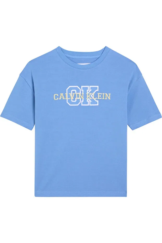 Детская футболка для мальчиков хлопковая Calvin Klein, Blue