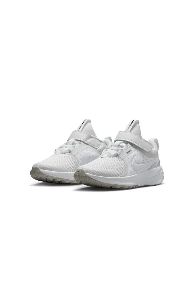 Детские кроссовки для девочек беговые Star runner 5 (ps) Nike, White/White