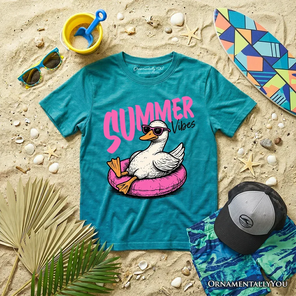 Детская футболка для мальчиков с принтом Goose OrnamentallyYou, Tropical Blue