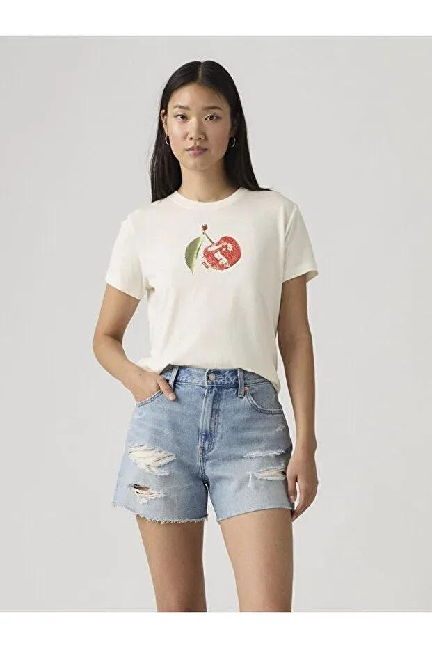 Женская футболка с принтом Graphic favorite t-shirt Levi'S, White