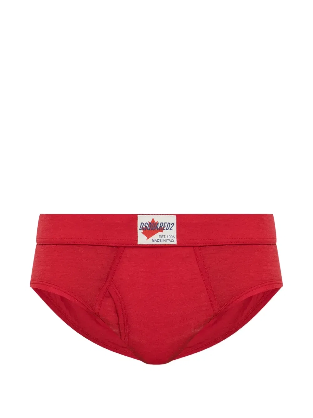 Шерстяные трусы с логотипом Ski Pass DSQUARED2, красный