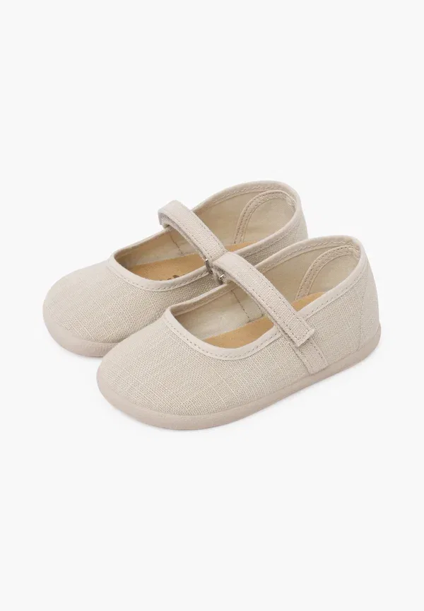 Балетки текстильные Ligero cierre adherente - ankle strap ballet pumps Pisamonas, Crudo — фото 2