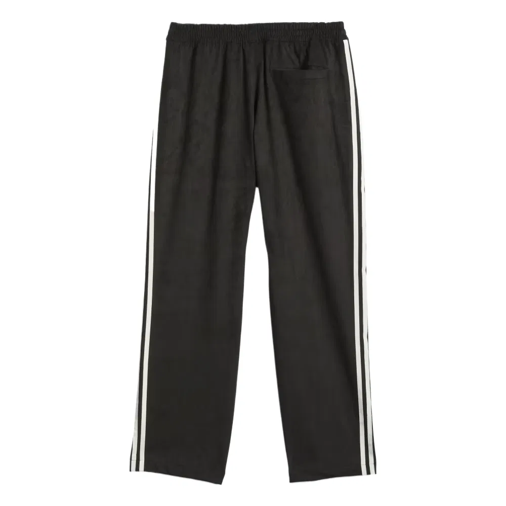 Детские трикотажные спортивные штаны прямого кроя Adidas Originals, Black/Ecru — фото 3