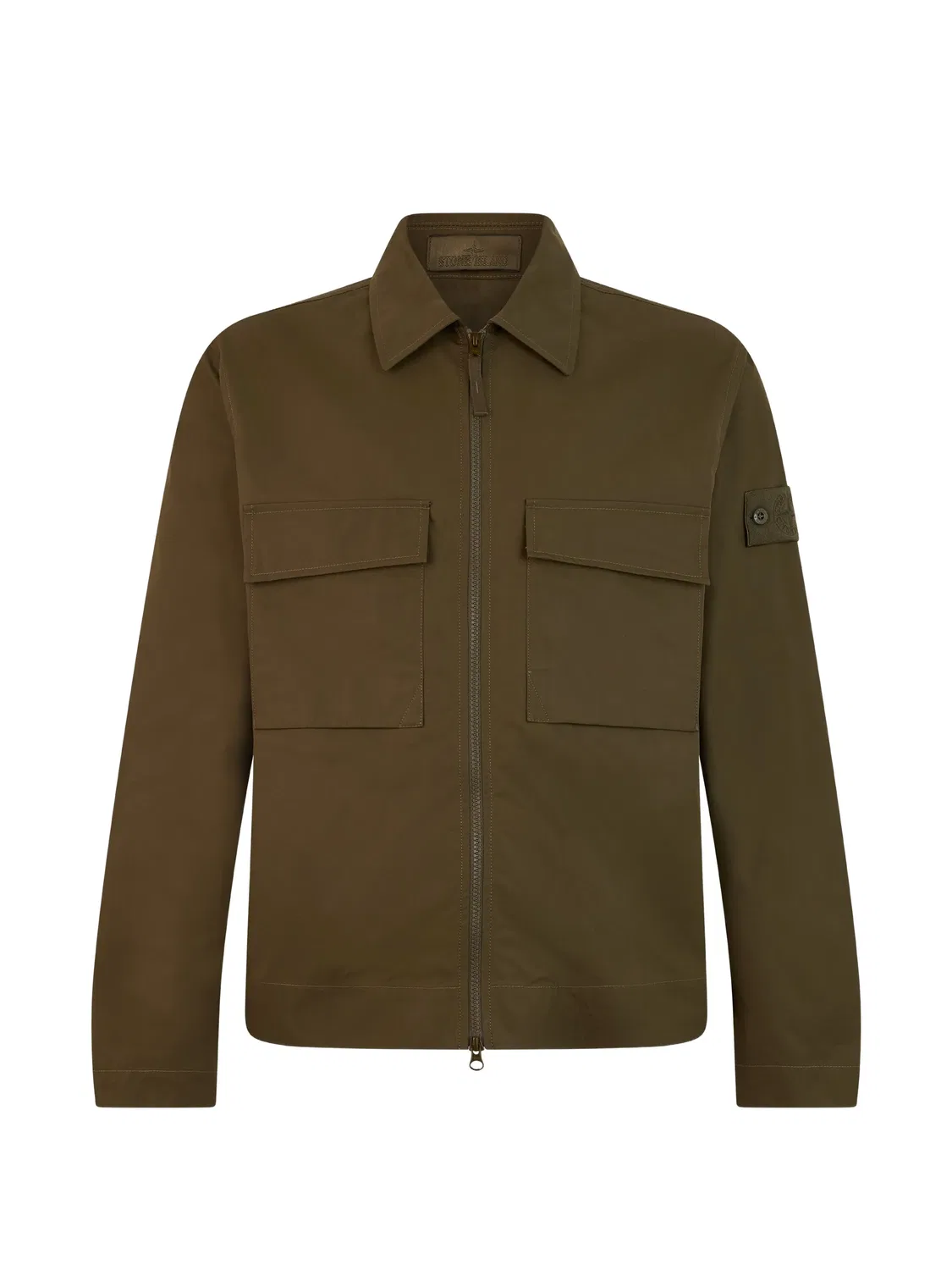 Рубашка canvas_S.I. Ghost 1200018 Stone Island, коричневый