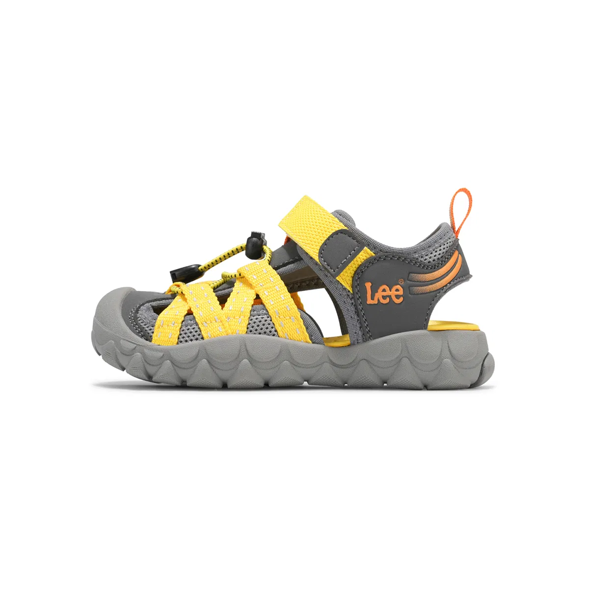 Детские сандалии с защитой от скольжения и амортизацией, низкий верх Lee, Yellow